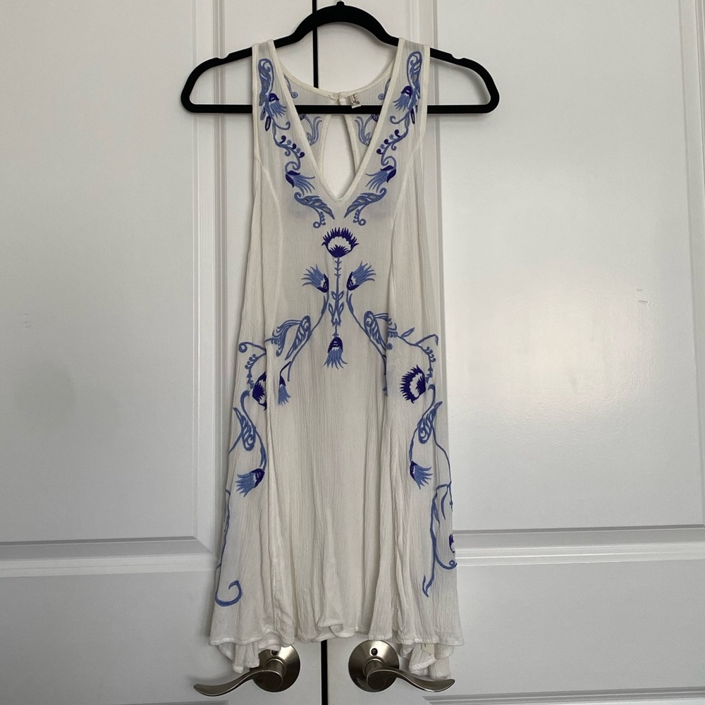 Free People Adelaide Slip Dress size XS - Picture 2 of 7